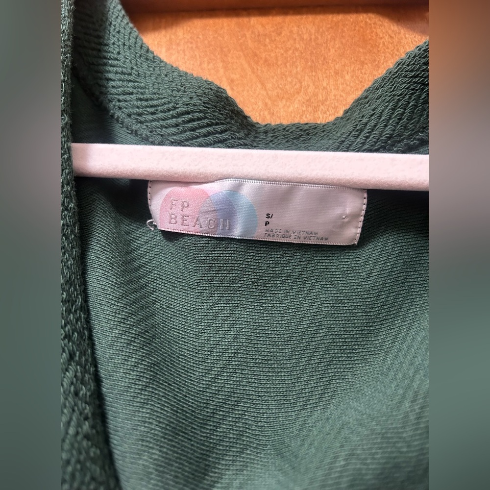 Free People Alyria Solid Pullover - Green - Small - image 6